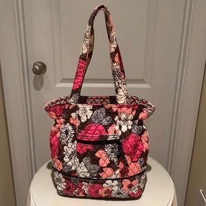 REDUCED!! Vera Bradley Bag Purse Pink and Brown